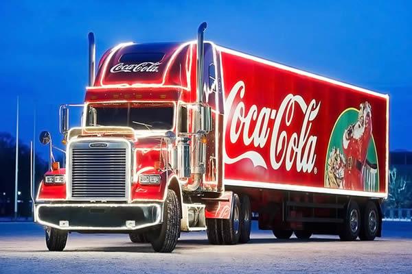 Camion de Noël Coca‑Cola