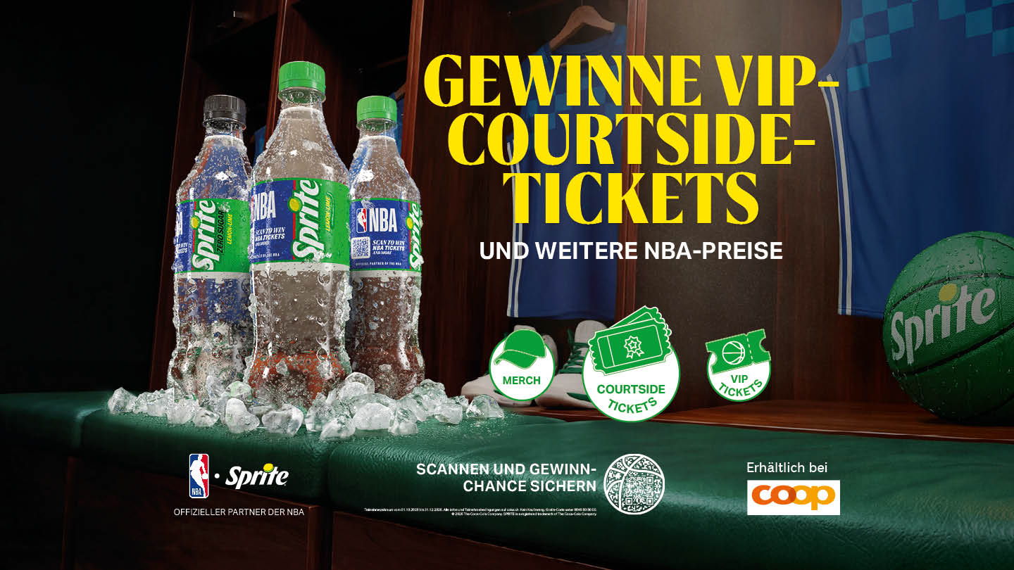 Gewinne VIP-Tickets | Sprite x COOP NBA Promo