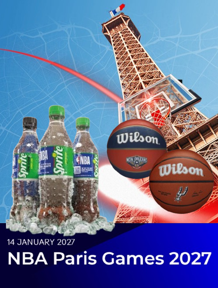 Les superstars de la NBA avec SPRITE