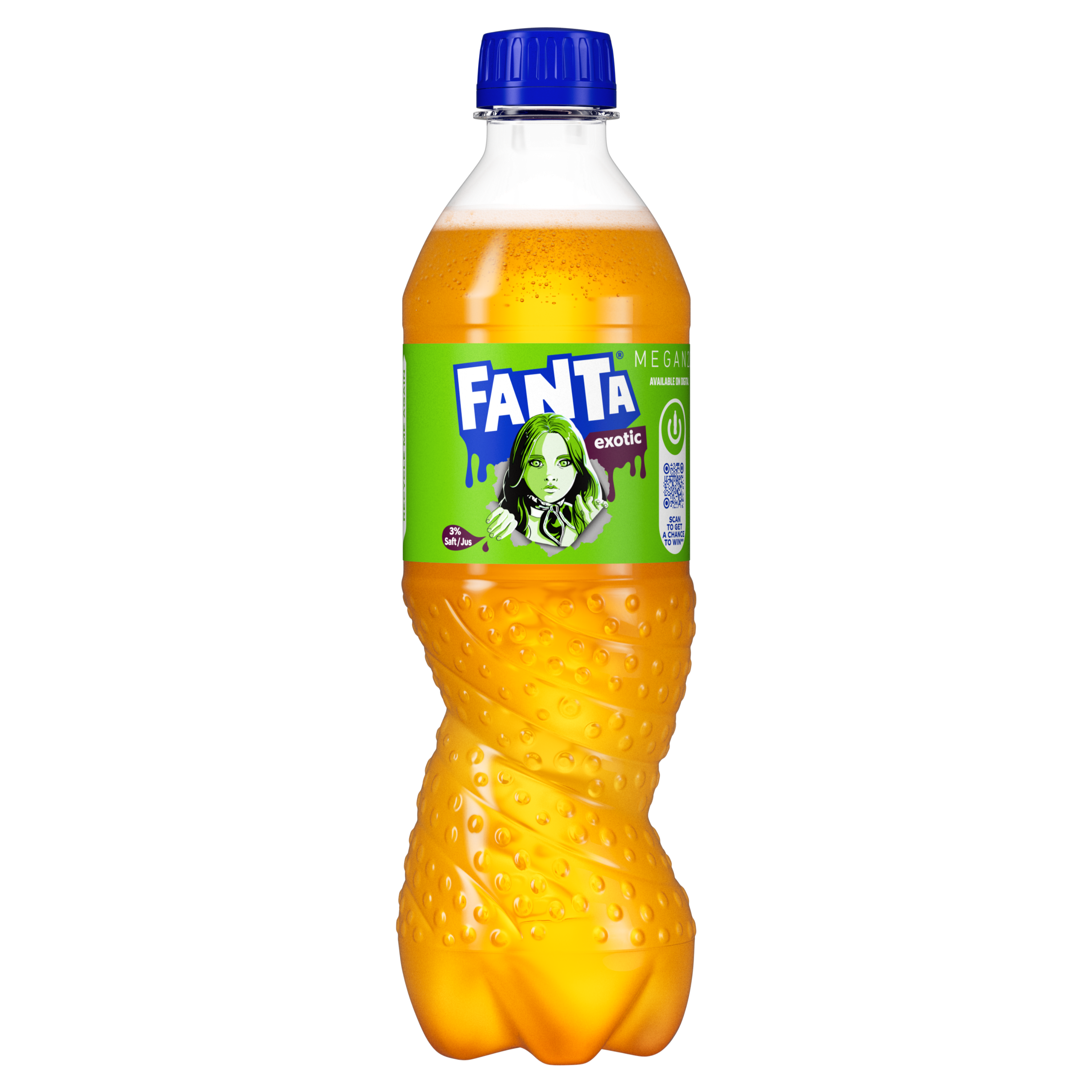 Eine Fanta Dose mit M3gan-Motiv
