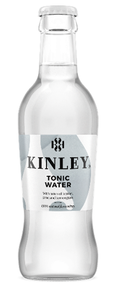 Eine 0,2 l Flasche Kinley Tonic Water