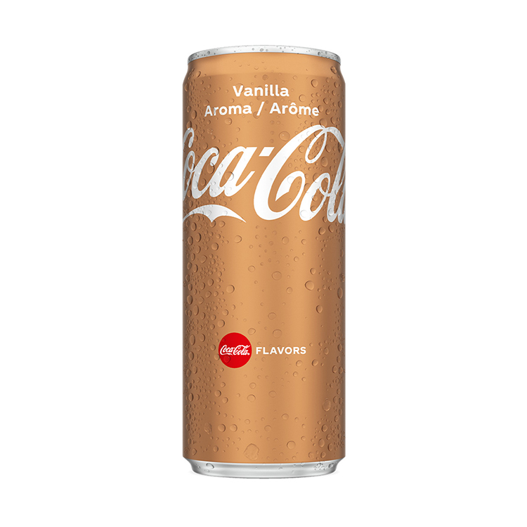 cannette de coca-cola vanille