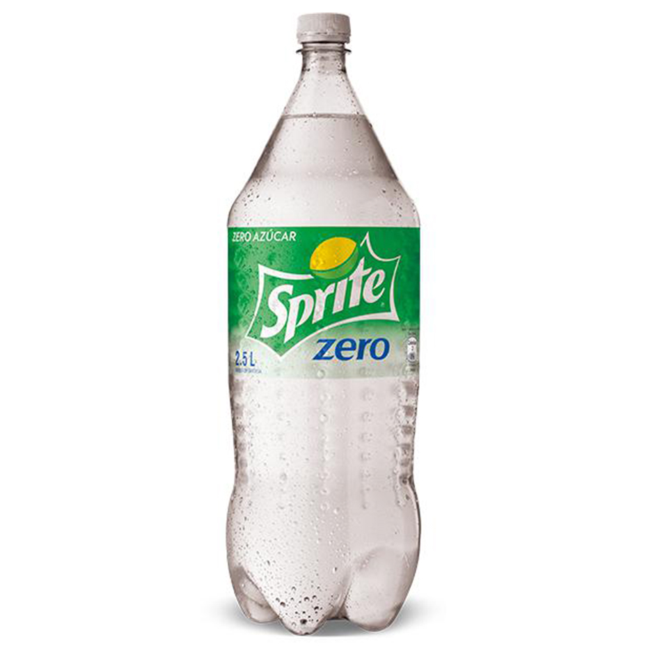 Botella plástica de Sprite Zero, tamaño familiar.