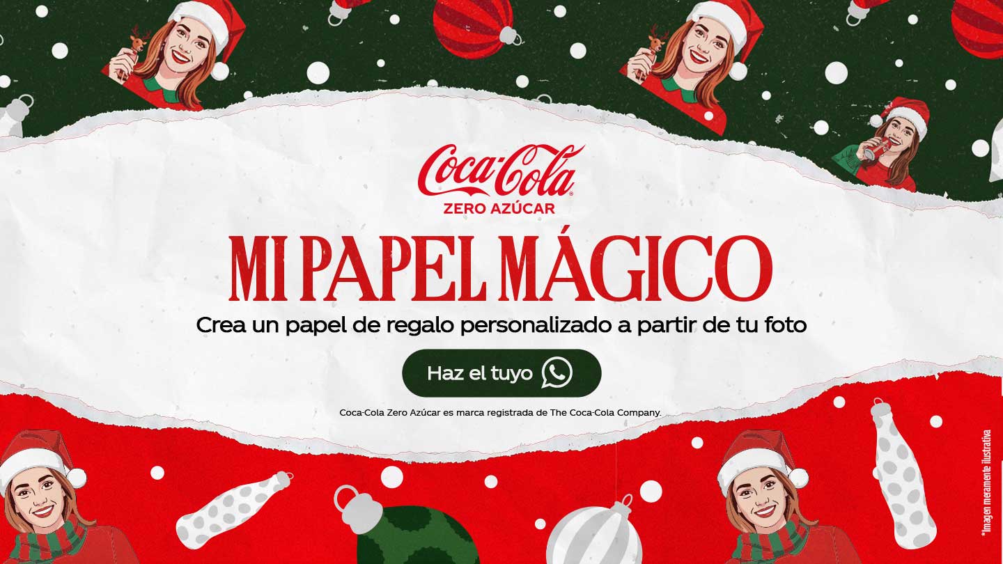 Escenario de concierto de Coke Studio iluminado con luces rojas brillantes y potentes haces de luz, con pantallas grandes mostrando contenido visual. Se aprecian siluetas de personas en el escenario