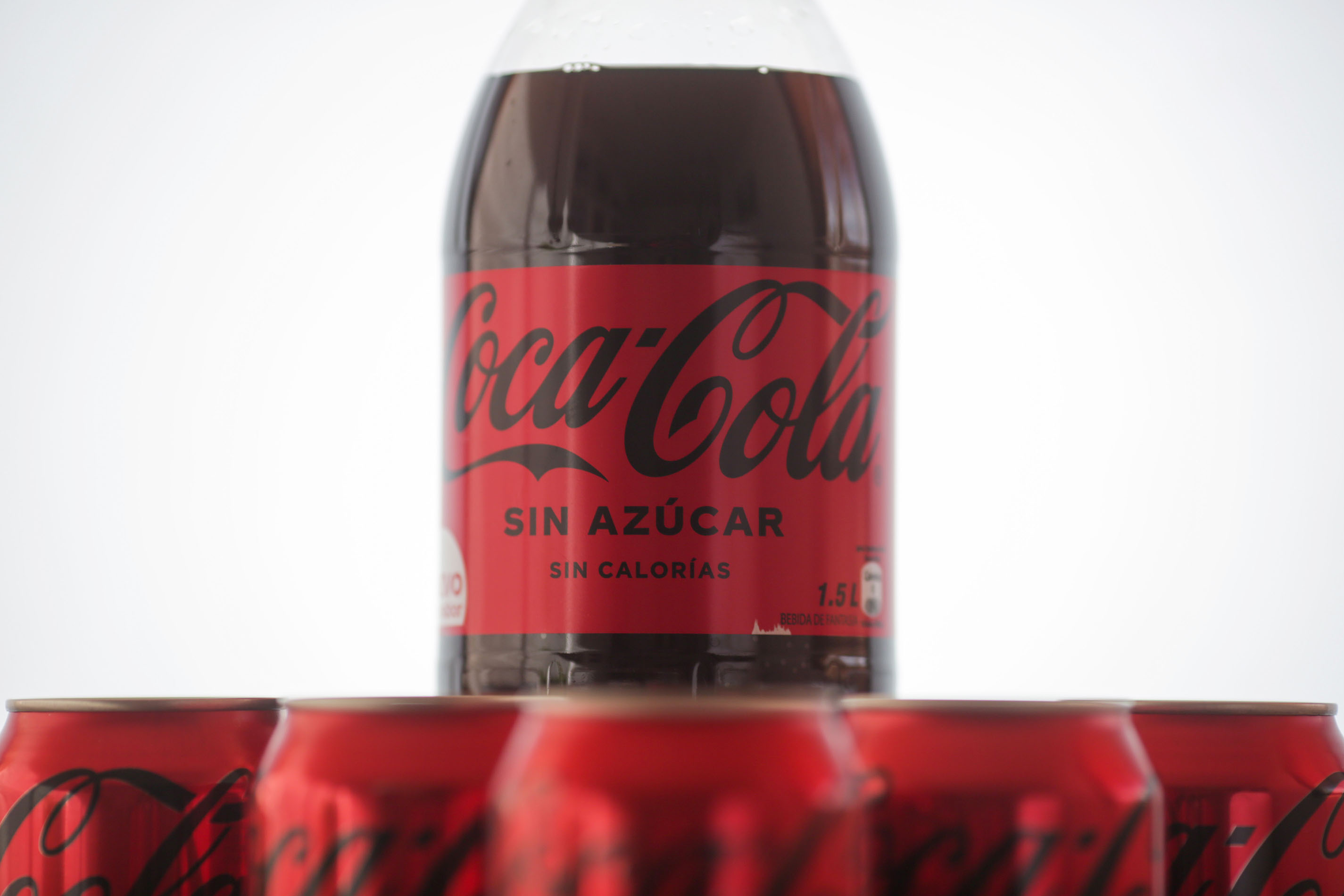 Botella de Coca-Cola Sin Azúcares