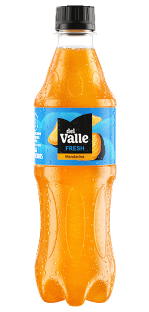 Botella de Del Valle sabor Fresh Mandarina
