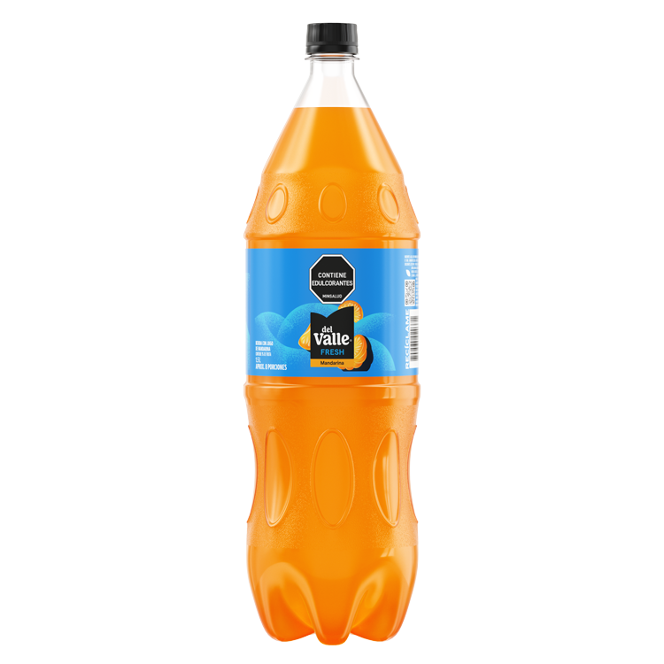 Botella de Del Valle sabor Fresh Mandarina