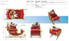 Medidas trineo regalos