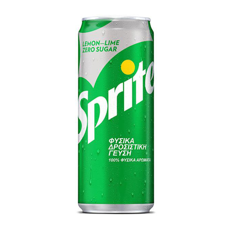 Κουτάκι Sprite Lemon - Lime Zero