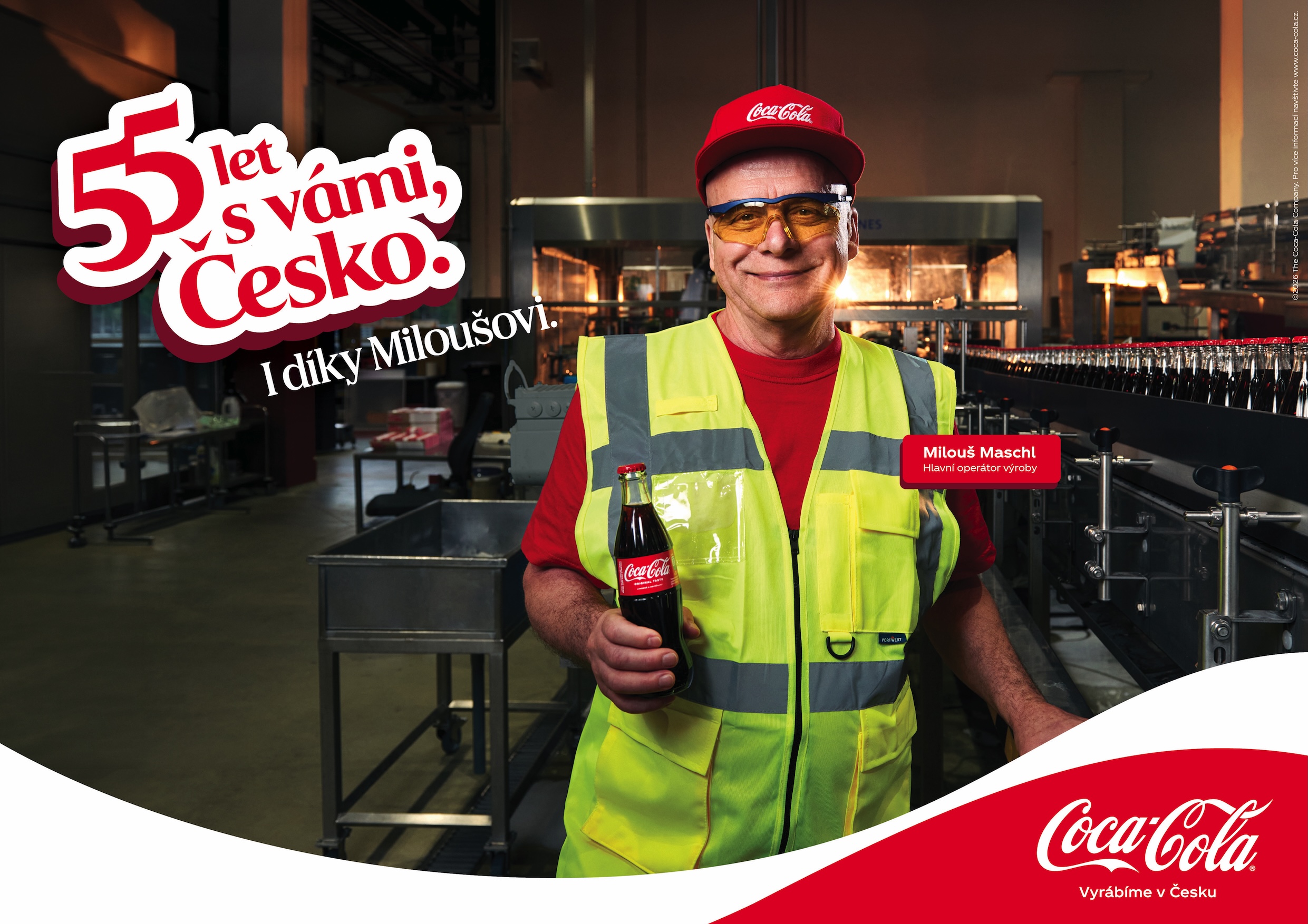 Coca-Cola slaví 55 let v Česku a na Slovensku