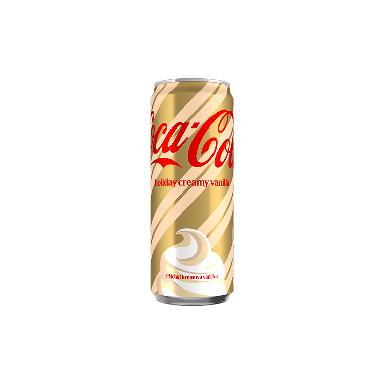 Plastová láhev Coca-Cola Creamy Vanilla
