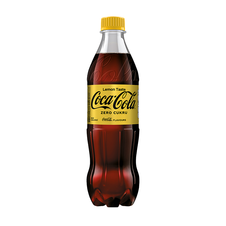 Coca-Cola ZERO Sugar Lemon, citronová příchuť bez cukru, PET lahev
