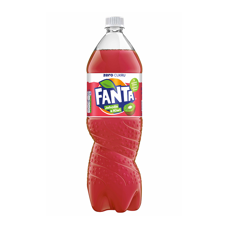 Fanta Zero Jahoda Kiwi PET lahev