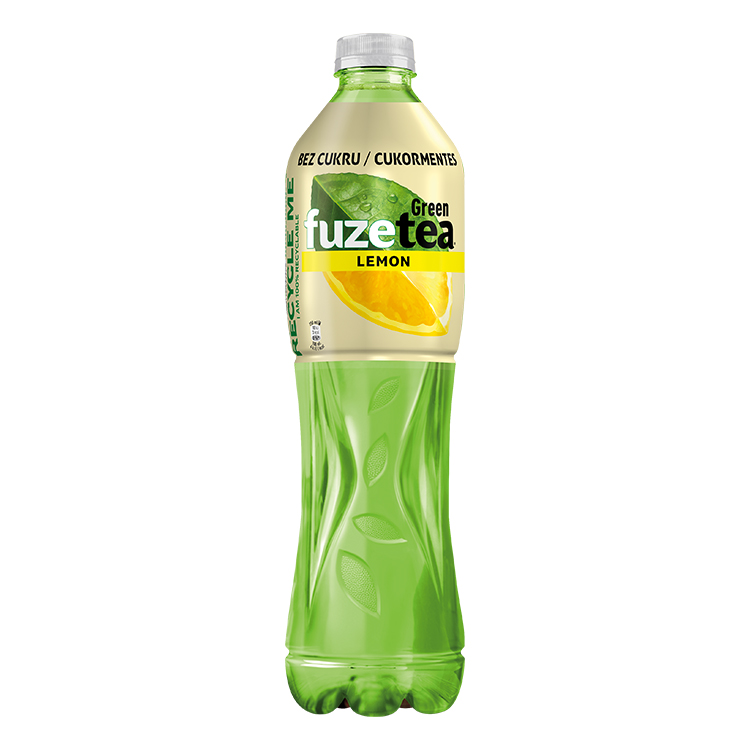 FUZETEA Zelený Čaj Citrón Zero Sugar PET lahev