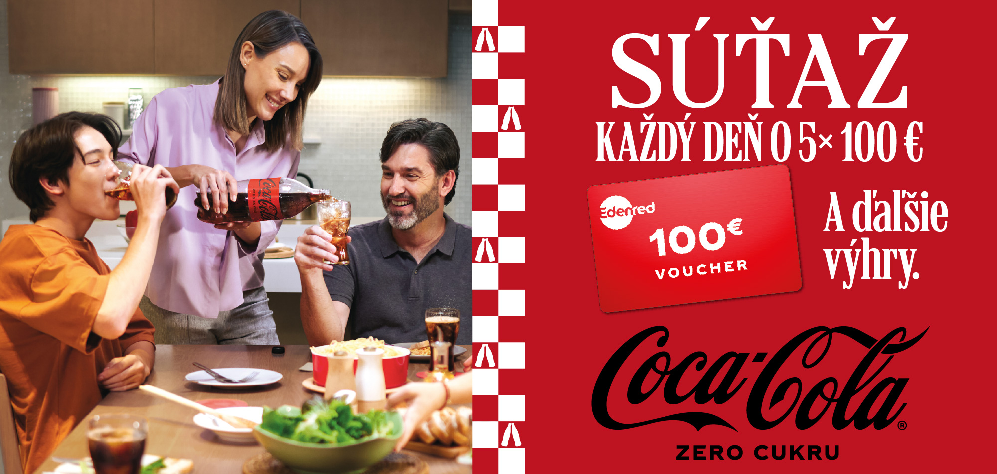Coca-Cola súťaž - banner