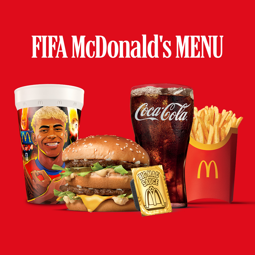 FIFA McDonald's menu