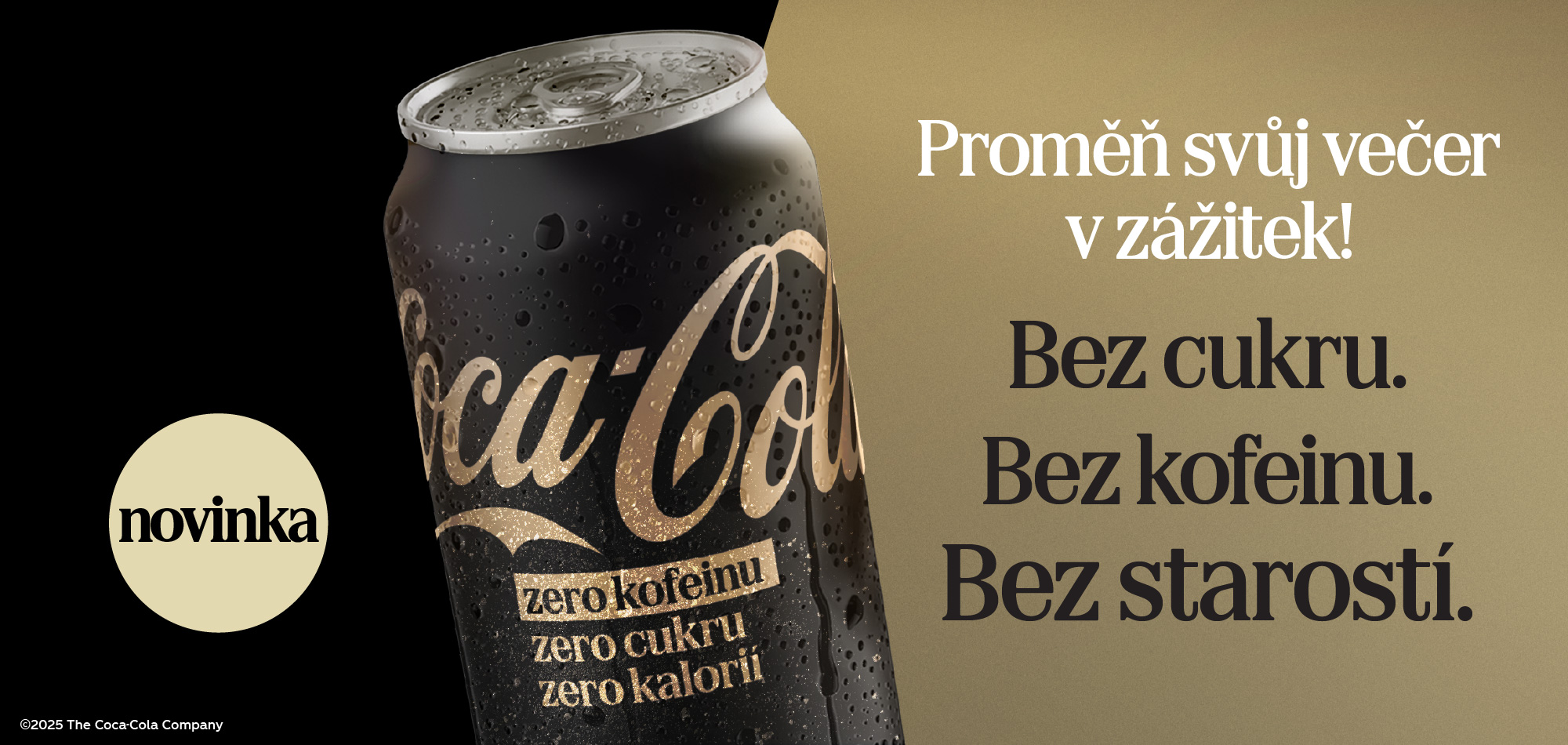 Plechovka Coca-Cola Zero Zero