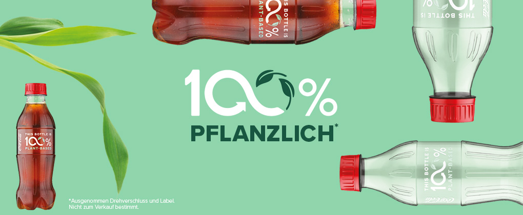 Coca-Cola Flasche aus nachwachsenden Rohstoffen