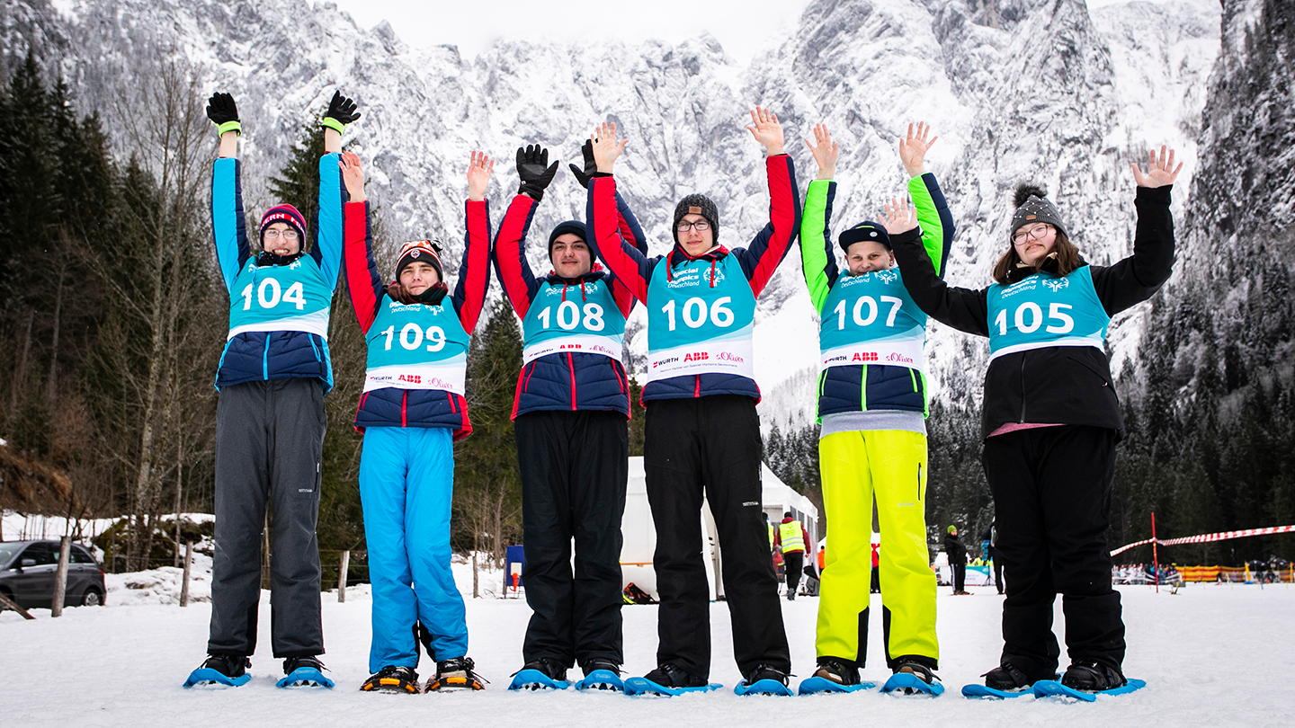 Athlet:innen bei den Winterspielen in Berchtesgaden 2020