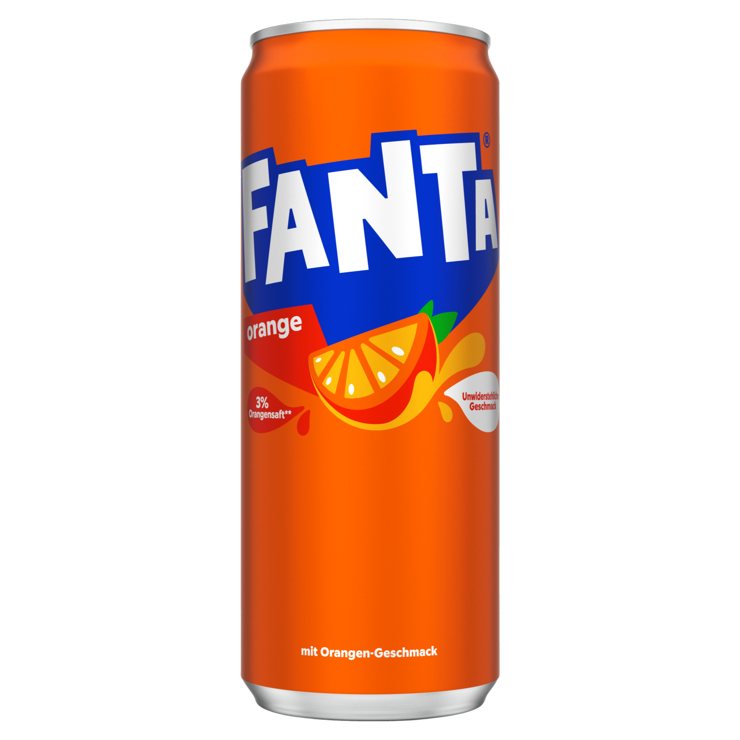 Fanta Produktabbildung - Fanta Orange Dose 330ml