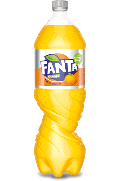 Produktabbildung - Fanta Orange ohne Zucker