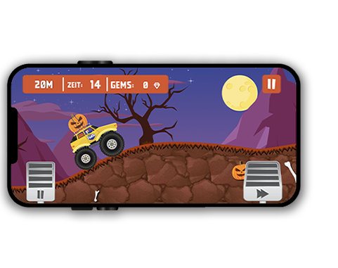 Image of a mobile phone to show that you need to download an app to play and  get prizes
