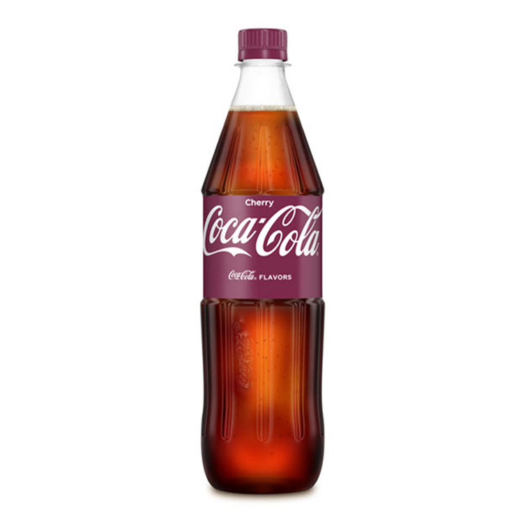 Eine Flasche Coca-Cola Cherry.