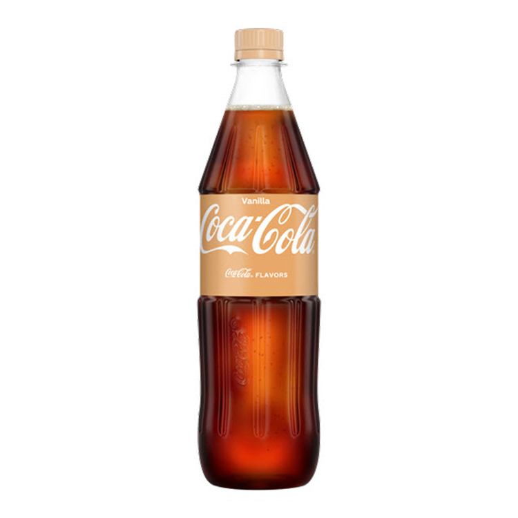 Eine Flasche Coca-Cola Vanilla.