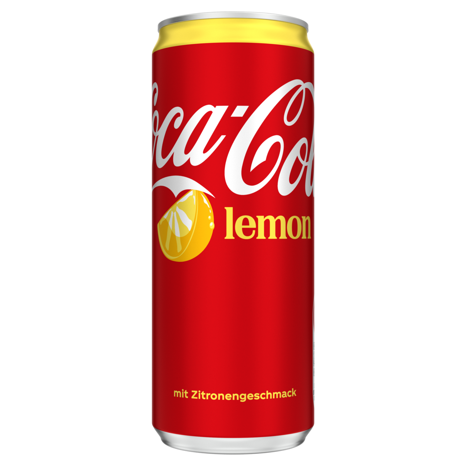 Eine Dose Coca-Cola Lemon