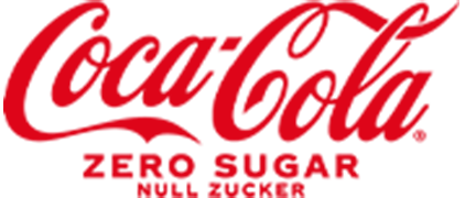 Logo Coca-Cola Zero Sugar - Null Zucker