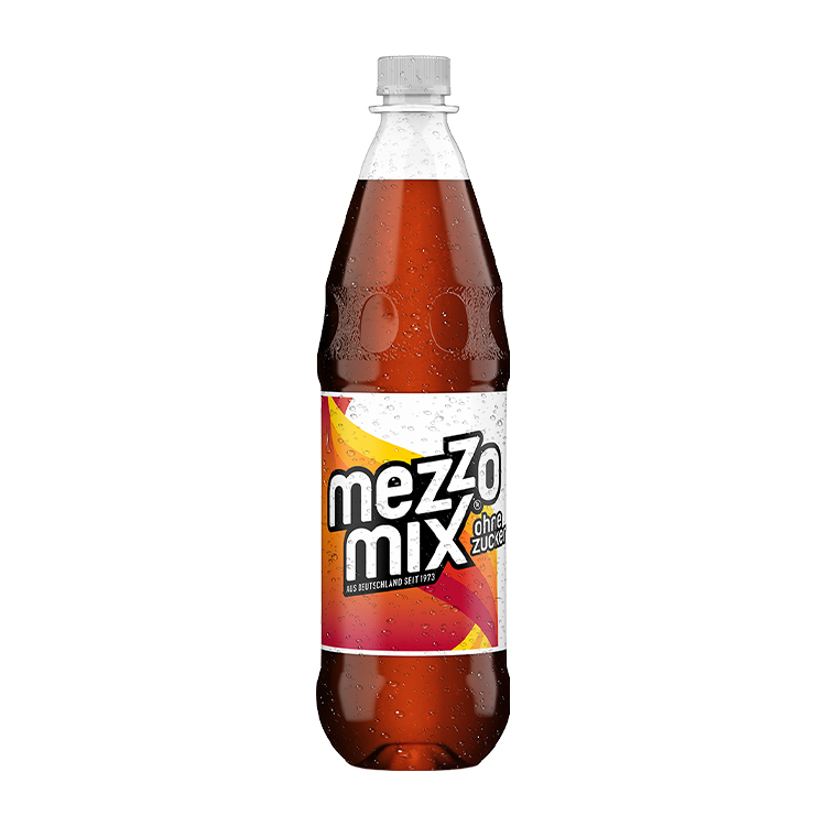 Eine Flasche mezzo mix zero