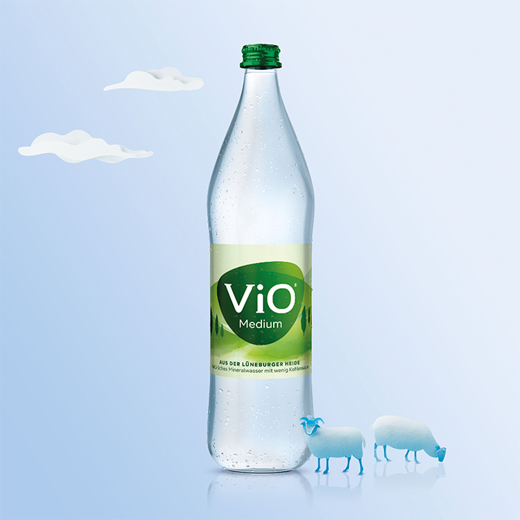 Eine Flasche ViO Medium 