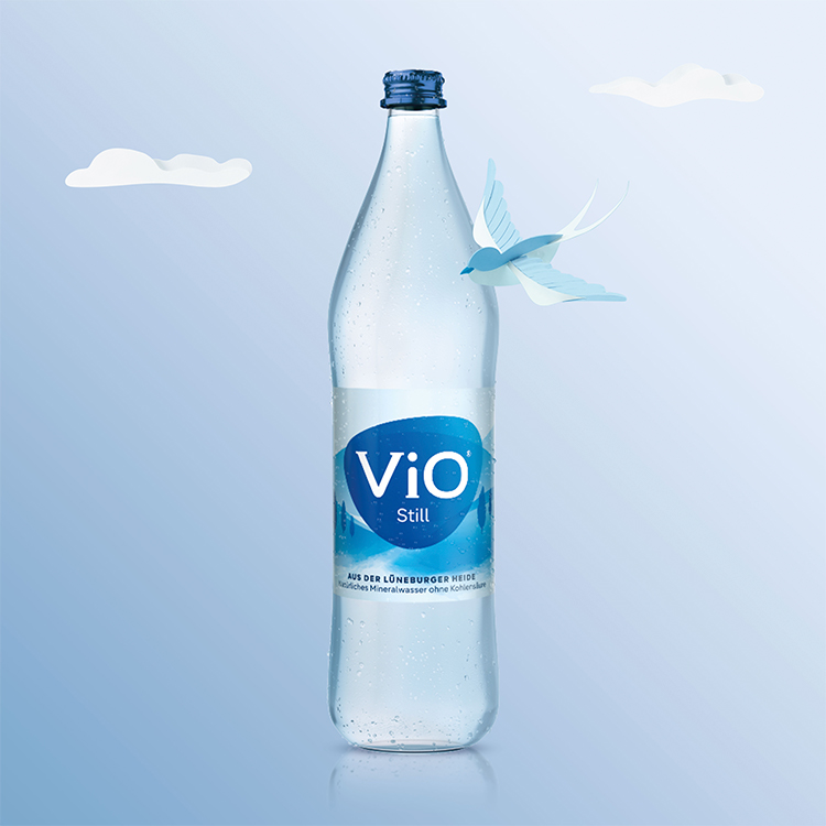 Eine Flasche ViO Still 