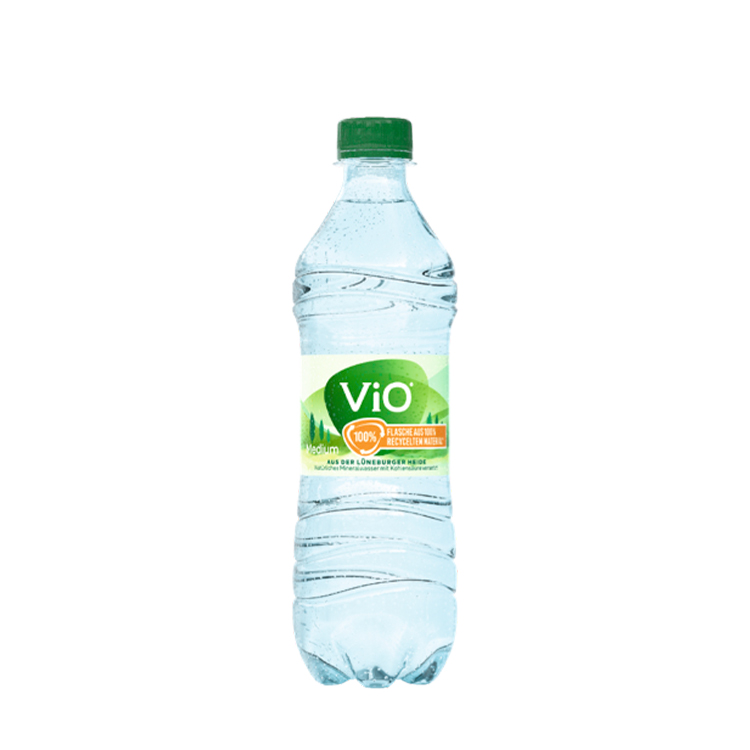 Eine 0,5 Liter-Flasche ViO Medium