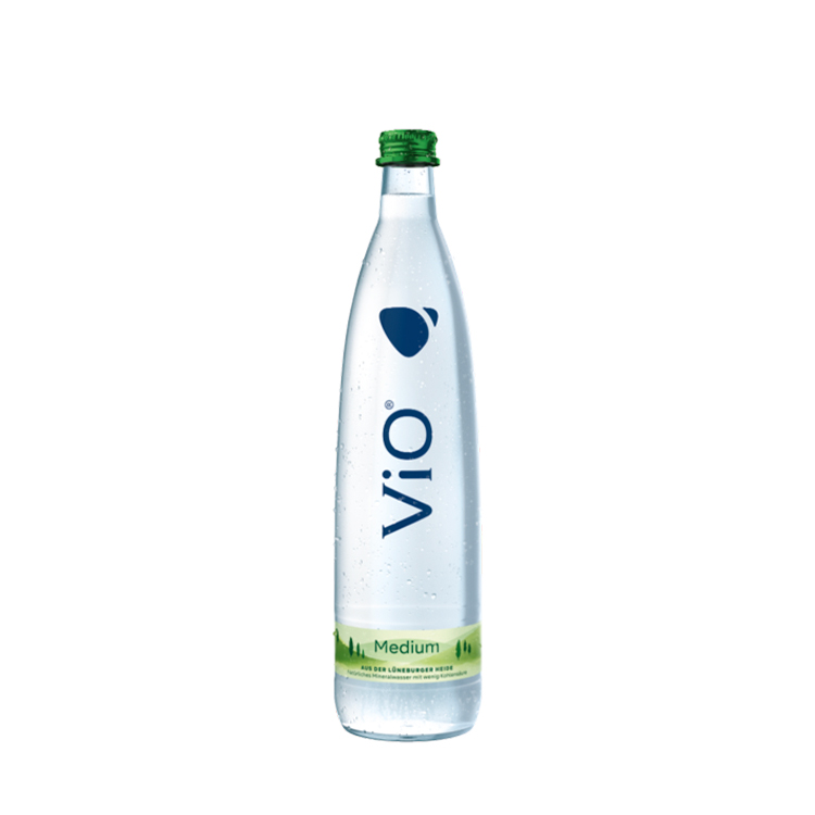 Eine 0,75 Liter-Flasche ViO Medium 