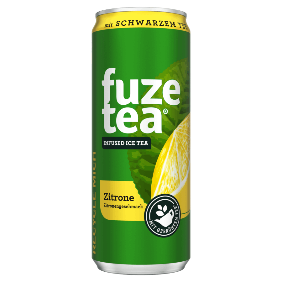 Eine Dose Fuze Tea Zitrone