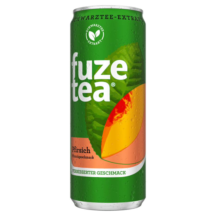 Eine Dose Fuze Tea Pfirsich