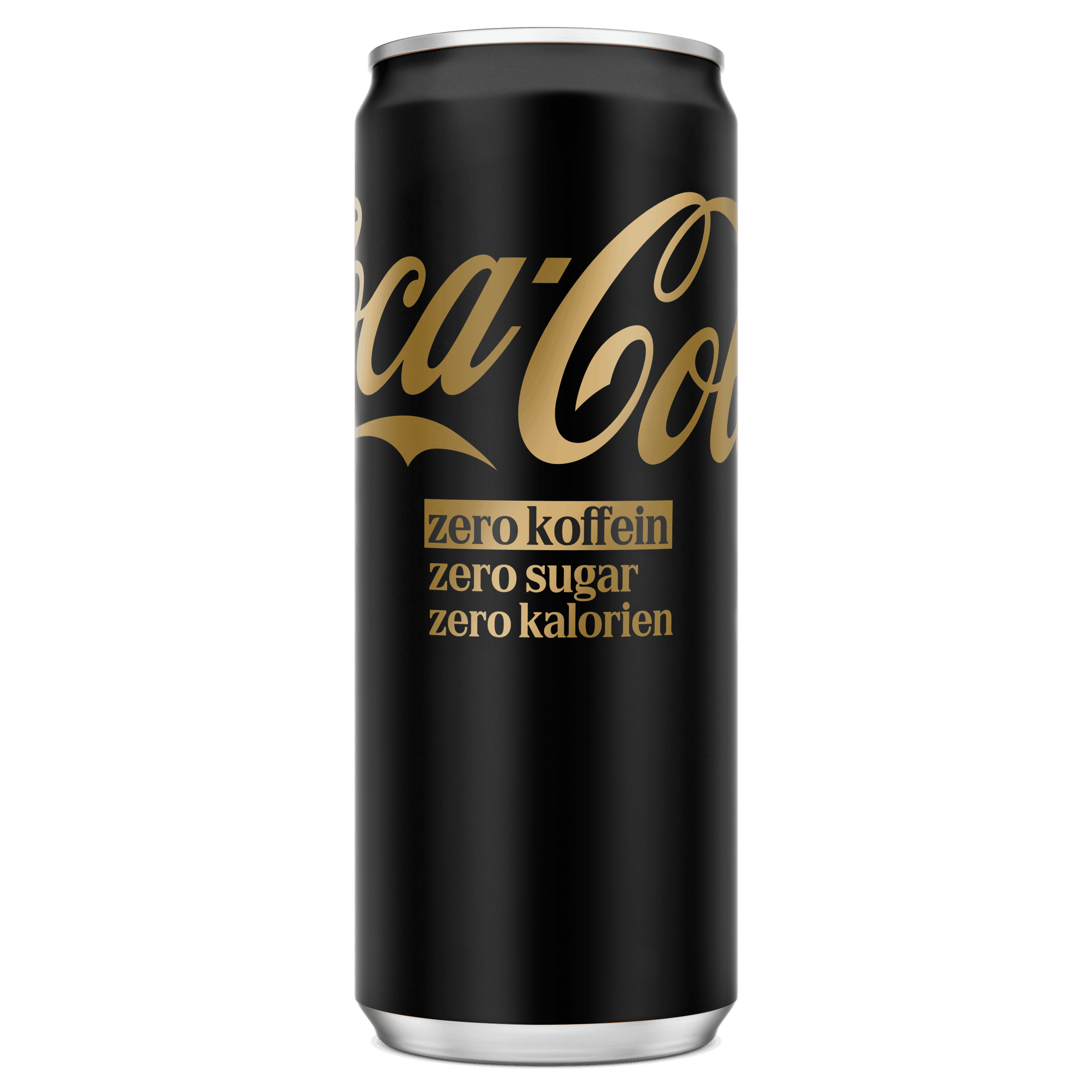 Eine Flasche Coca-Cola Zero Sugar koffeinfrei