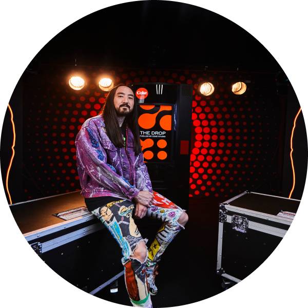 Ein Mann im Coke Studio