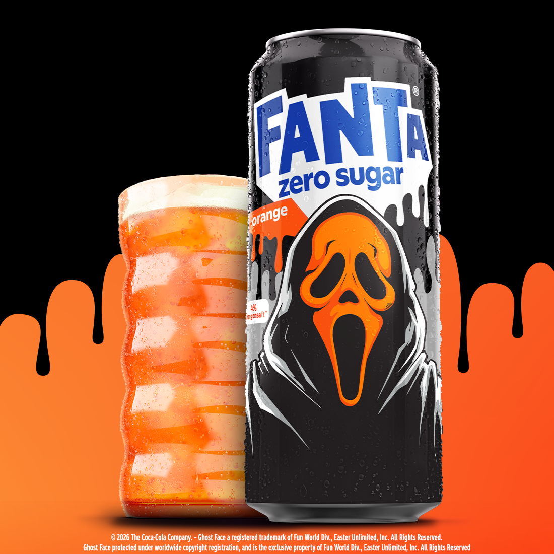 Eine Dose Fanta Orange Zero Sugar.