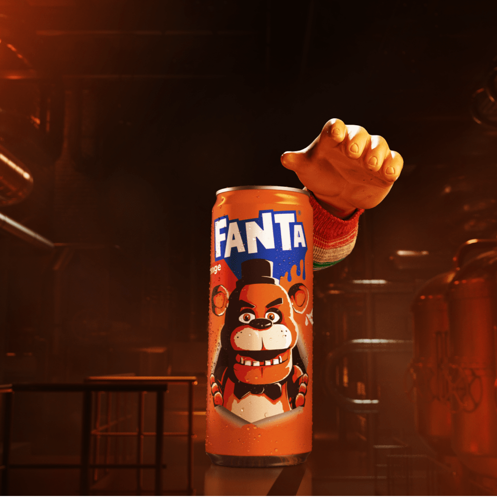 Orange x Freddy FazBear fanta Dose