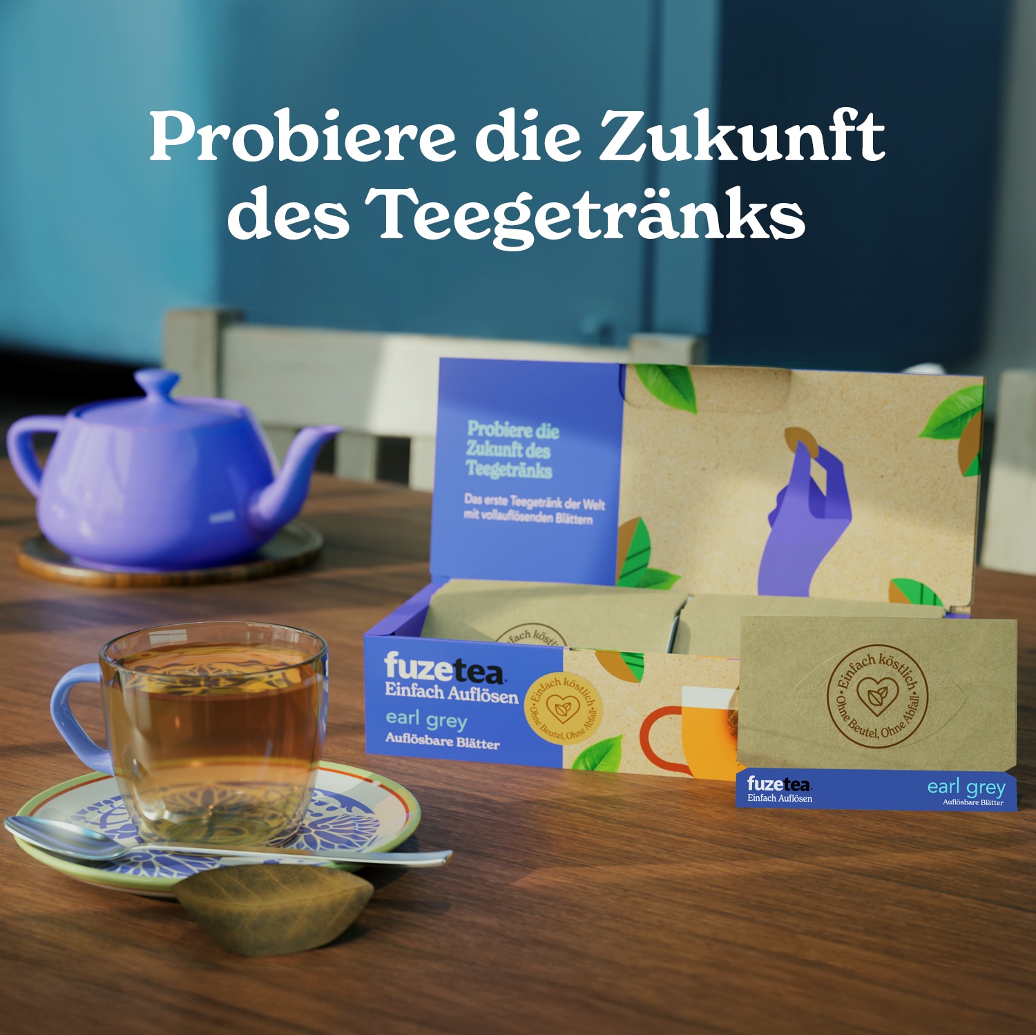 Probiere die Zukunft des Teegetränks