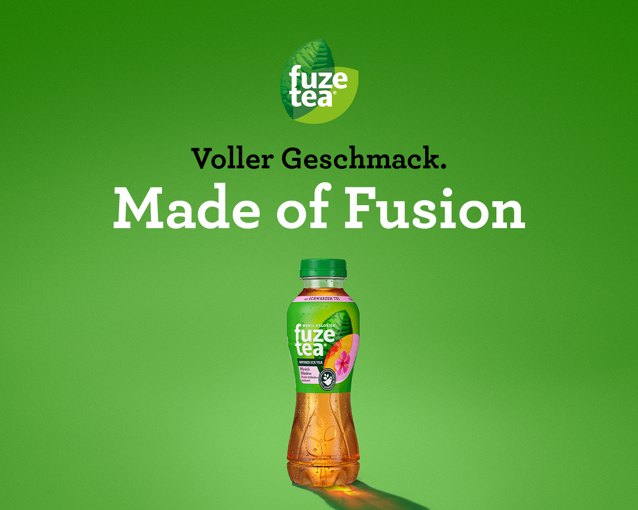 Voller Geschmack. Made of Fusion