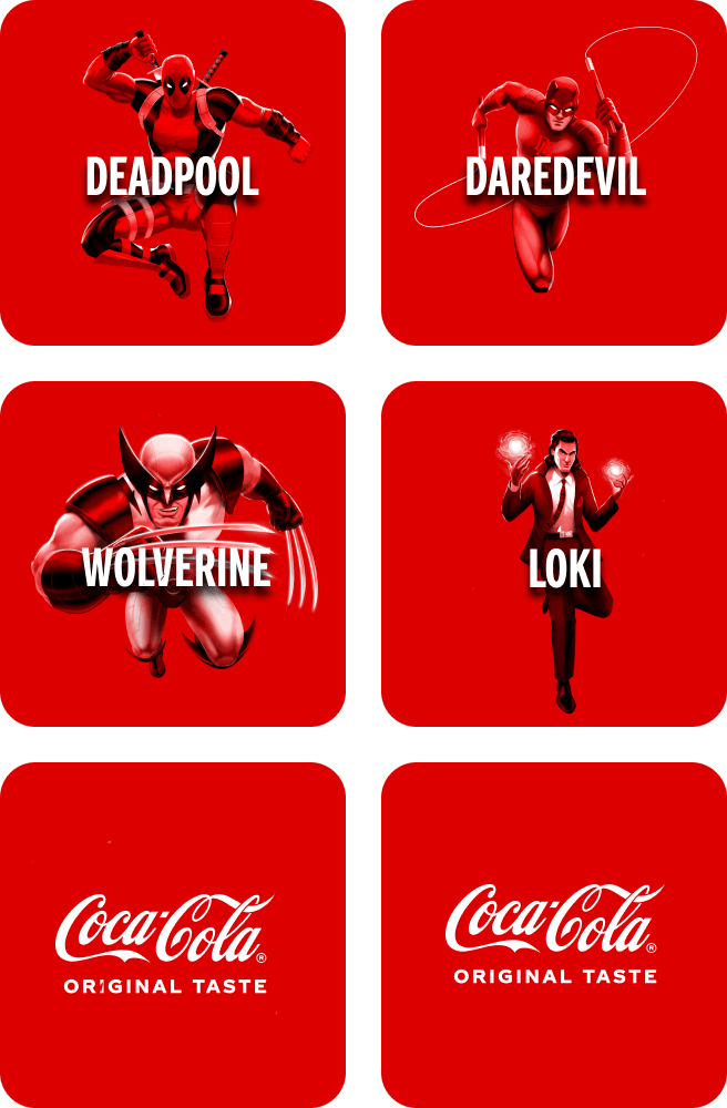 Coca-Cola Original Taste Characters