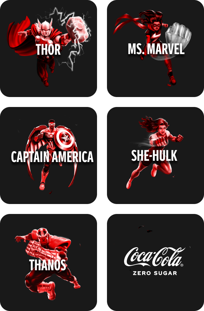 Coca-Cola Original Taste Characters