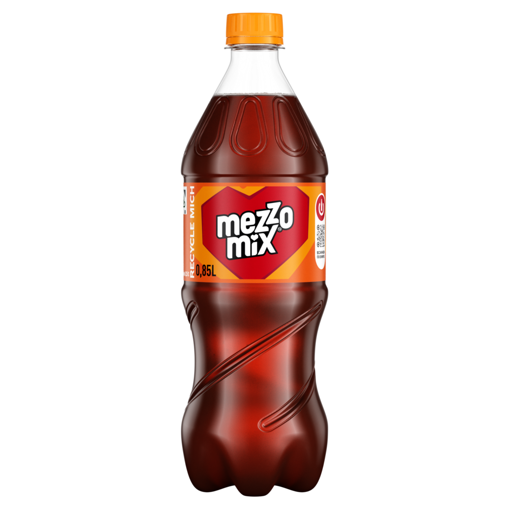 Eine 500 ml mezzo mix-Einwegflasche 