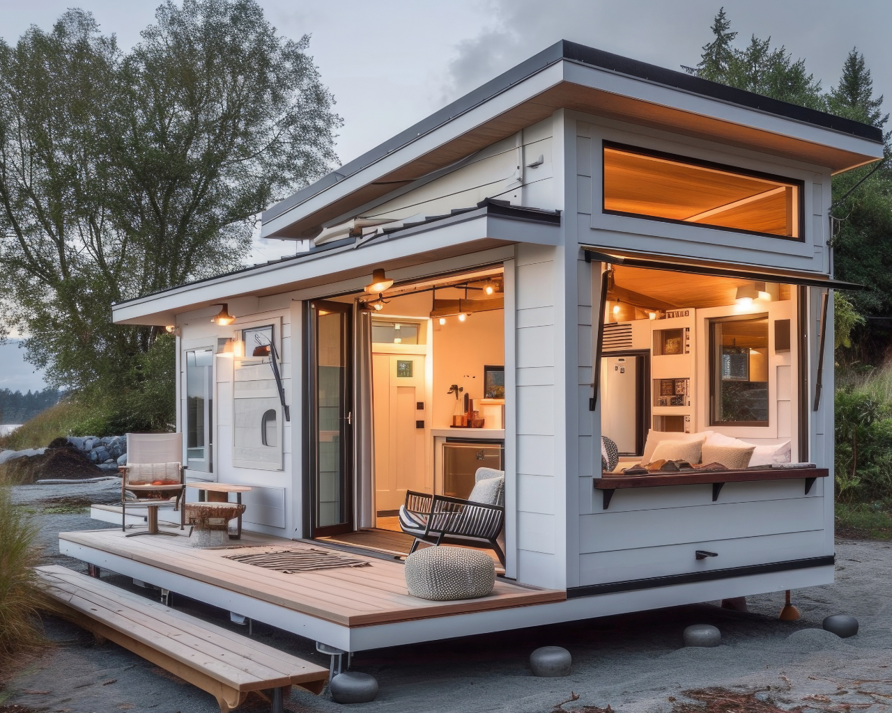 Wochenende im Deluxe Tiny House 