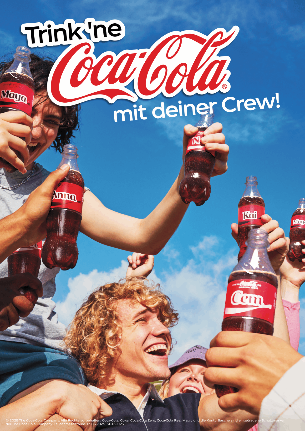 trink ne coca-cola mit deiner crew