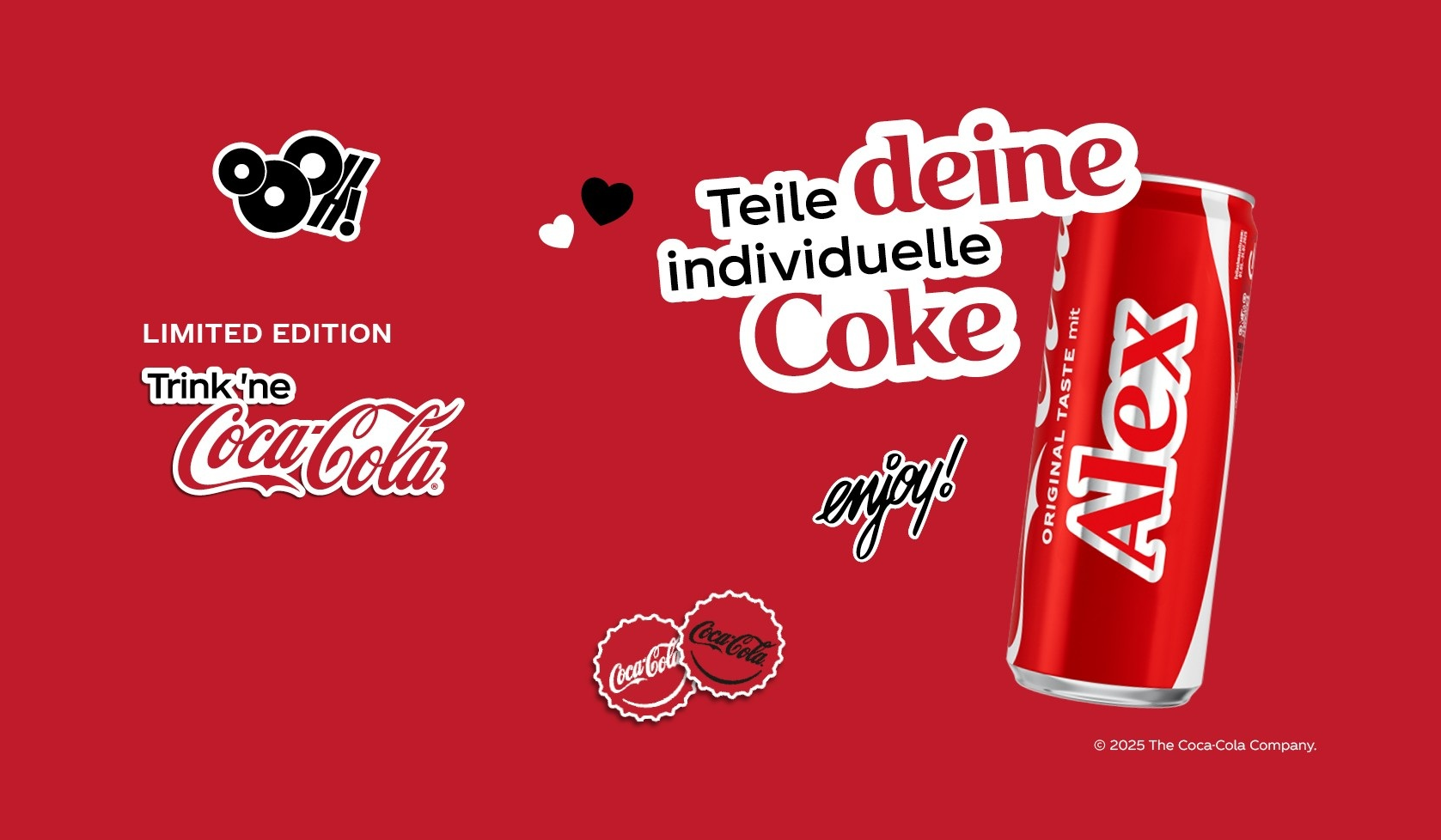 Teile deine individuelle Coke