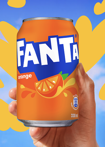 Eine Dose Fanta
